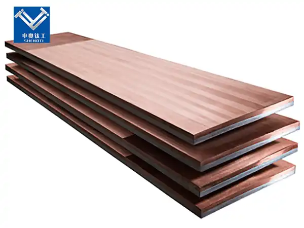 Copper aluminum clad plate