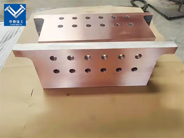 Copper aluminum clad plate