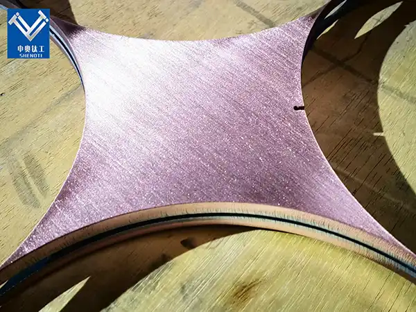 Niobium copper clad plate