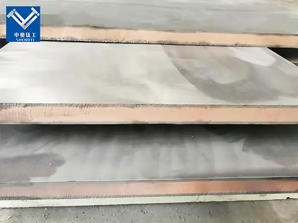 Titanium clad plates