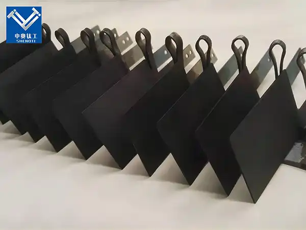 Ruthenium coated titanium electrode