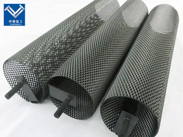 Ruthenium coated titanium electrode