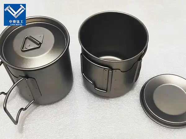 Titanium mugs